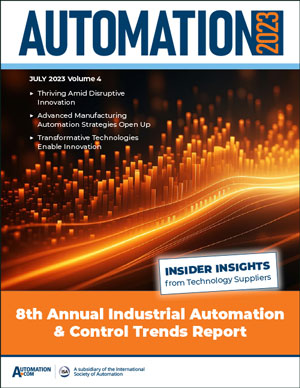 AUTOMATION 2023: 8th Annual Industrial Automation and Control Trends Report (July)