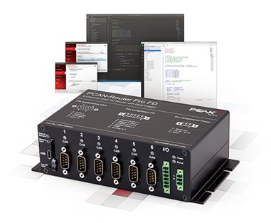 PEAK-System announces PCAN-Router Pro FD 6-channel router and data logger 