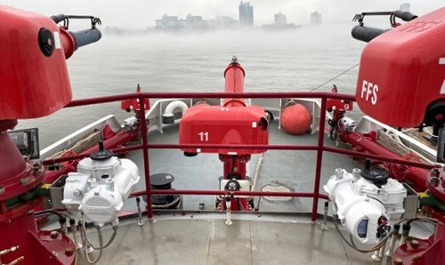 Rotork actuators enhance water flow for New York City fireboats