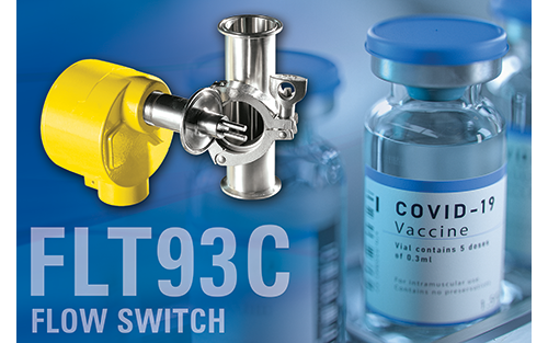COVID-19 Vaccine Production Lines Rely on FCI FLT93C Sanitary Thermal Flow Switch